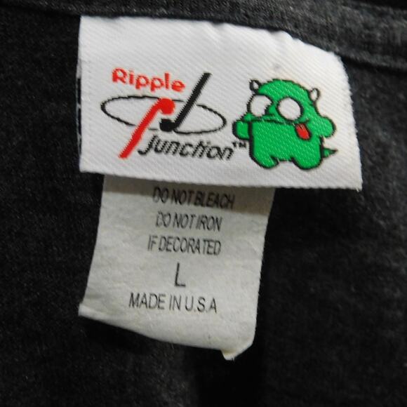 Vintage Y2K Ripple Junction Need More Cowbell Ringer T Shirt Size L SNL - Picture 2 of 4